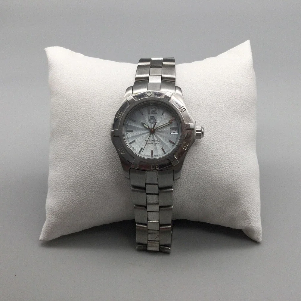 TAG Heuer Womens Watch 28mm Blue Dial Stainless Automatic WN2311 Swiss 7.5